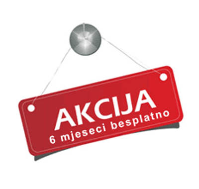 Akcija: šest (6) mjeseci besplatan WEB hosting